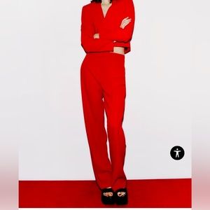 NWT Zara High Waisted Straight Cut Pants